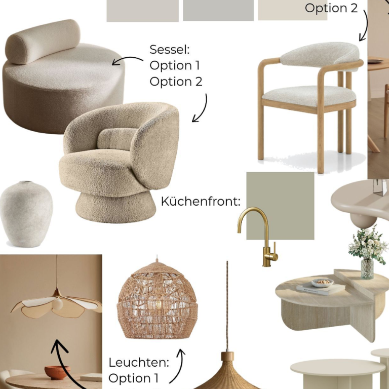 Persönliche Einkaufsberatung von JM Interior Design JM Interior Design Einkaufsplan